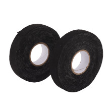 6pcs Cloth Tape Black Noise Damping Heat Proof Shock Absorbing Wear Proof Flame Retardant 19mmx25m Wire Harness Wrapping Tape for Car Engin