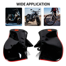 Handlebar Mittens, Winter Motorcycle Handlebar Mittens Windproof Waterproof Bicycle Handlebar Warmer Gloves for Men Women