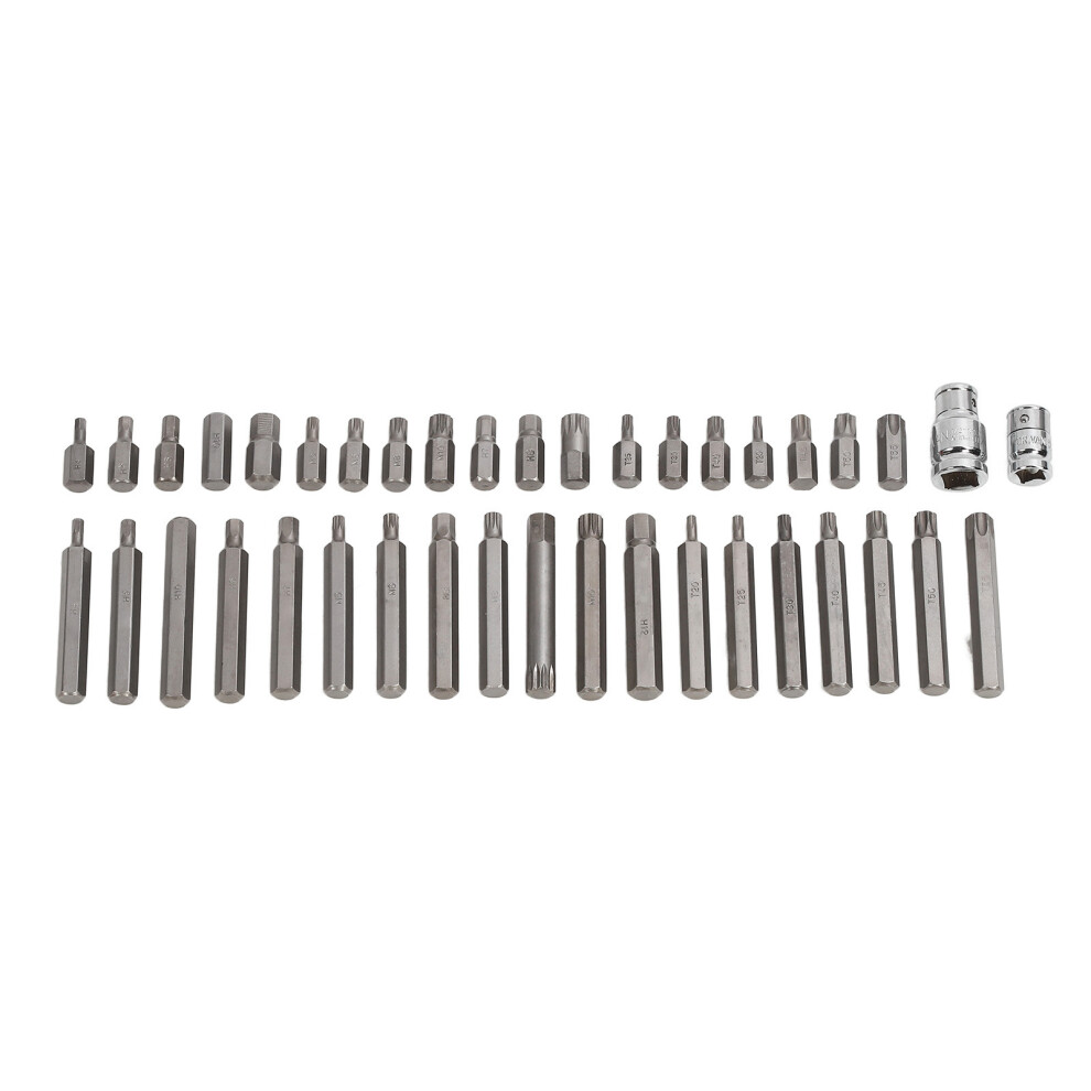 40 Pcs Hex Bit Socket Set High Carbon Steel Anti Corrosive Hex Wrench Socket Kit For Automobile Household 3471314718399