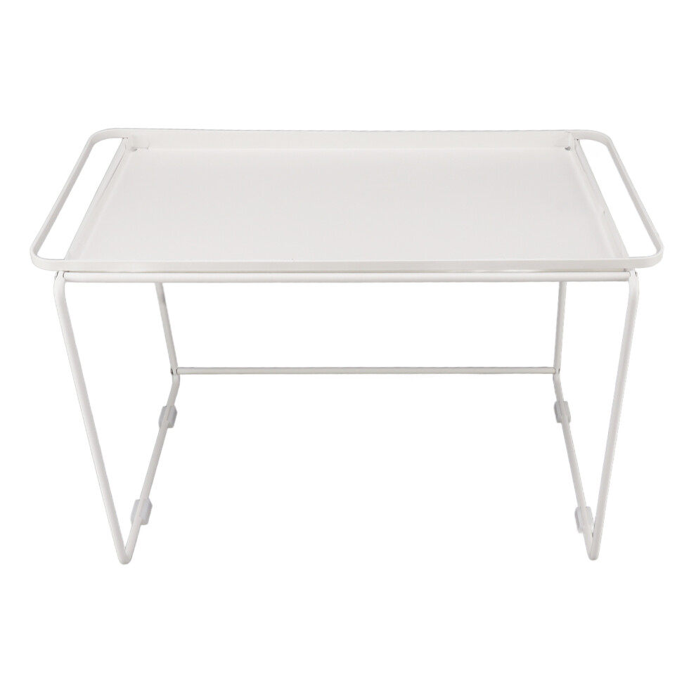 Microwave Oven Rack Microwave Stand Countertop Shelf Kitchen Counter Shelf Organizer Kitchen Utensils White Single Tray