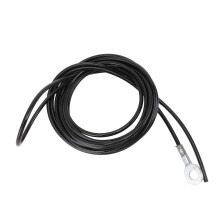 Pulley Cable Steel Fitness Cable Black Adjustable Strong Coated Pulley Machine Accessory for Gym Home Workout Exercise 4m / 13.1ft