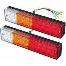 2 X Led Taillights Reversing Lights Brake Turn Signal Light 40 Led Taillight Univesel 12v 24v