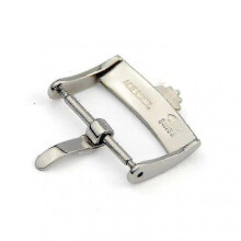 (Silver 16mm A) Watch Clasp for Rolex - Men Stainless Steel Pin Safety Insurance Buckle