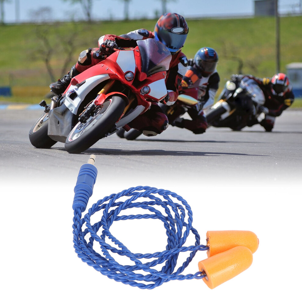 Radio Foam Earbuds Professional Noise Isolation Stylish Lightweight 1/8 Inch Mono Plug Earphones For Racing 24.8In 8771314736481
