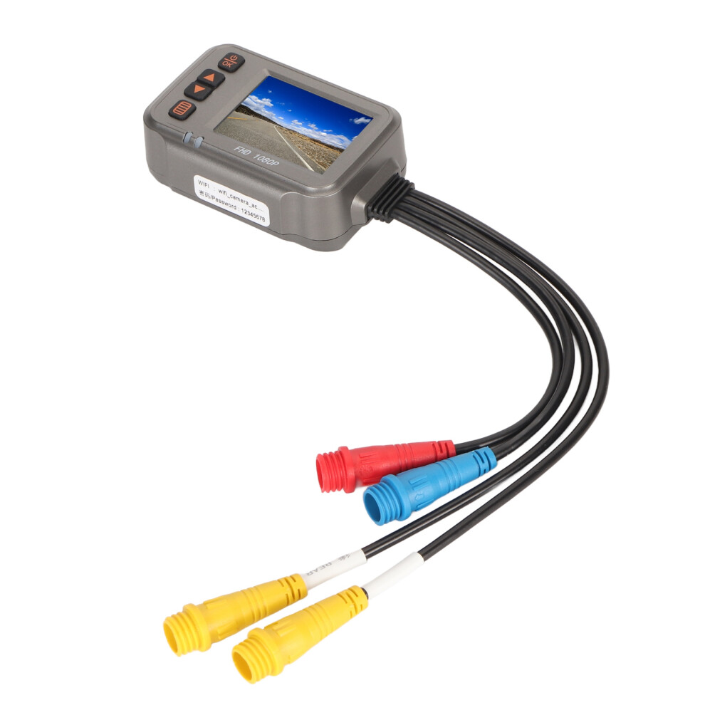 Motorcycle Dash Cam 2.0in IPS Screen 1080P Front Rear Dual Camera Parking Monitoring Loop Recording APP Viewing WIFI-image-OPC-PHQXZTG-NEW