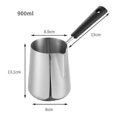 900ml Milk Butter Warmer Pot, Turkish Coffee Pot, for Tea,heating 1