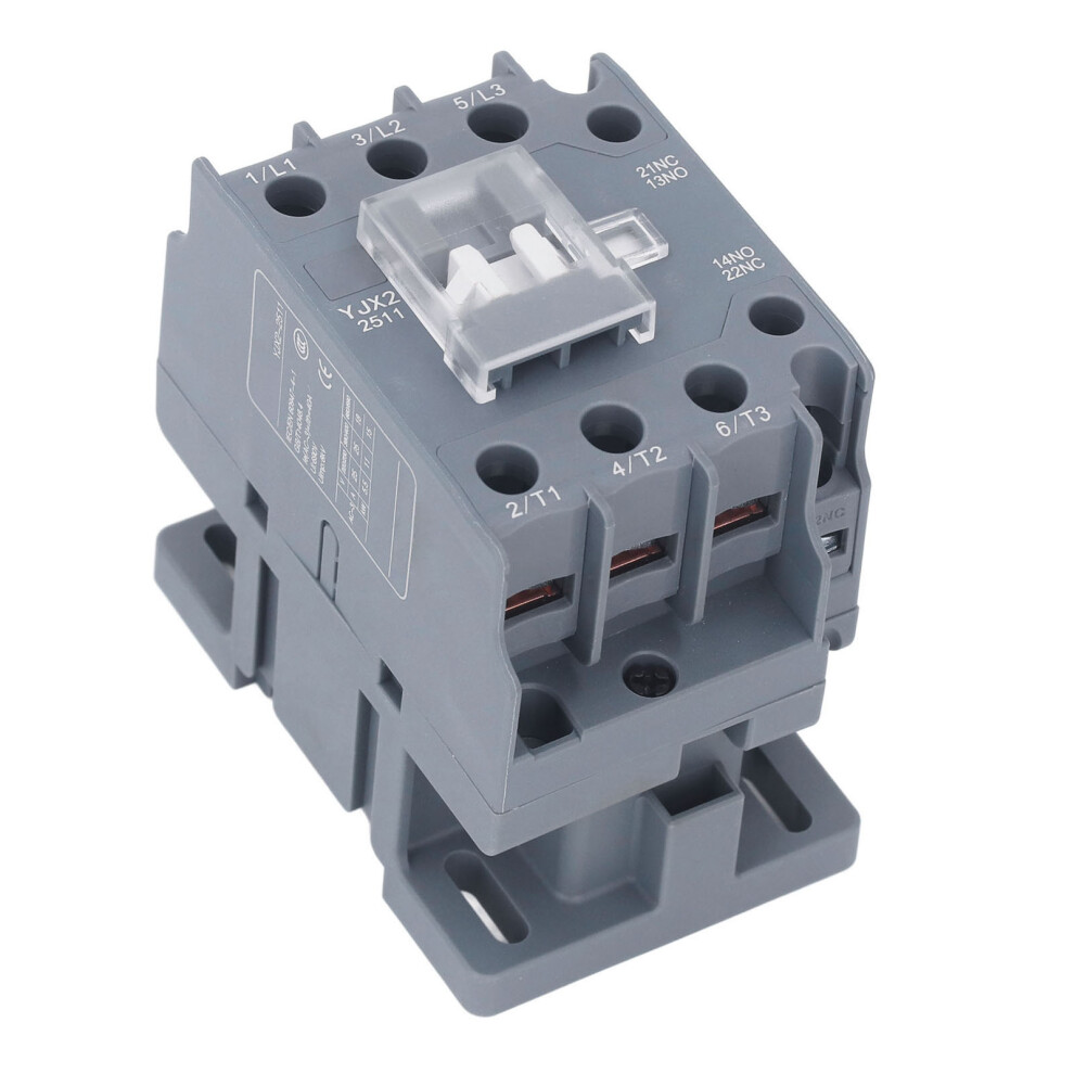 3 Pole Ac Contactor Low Voltage 25A Din Rail Hvac Motor Condenser Compressor Contactor 220V 7601314744784