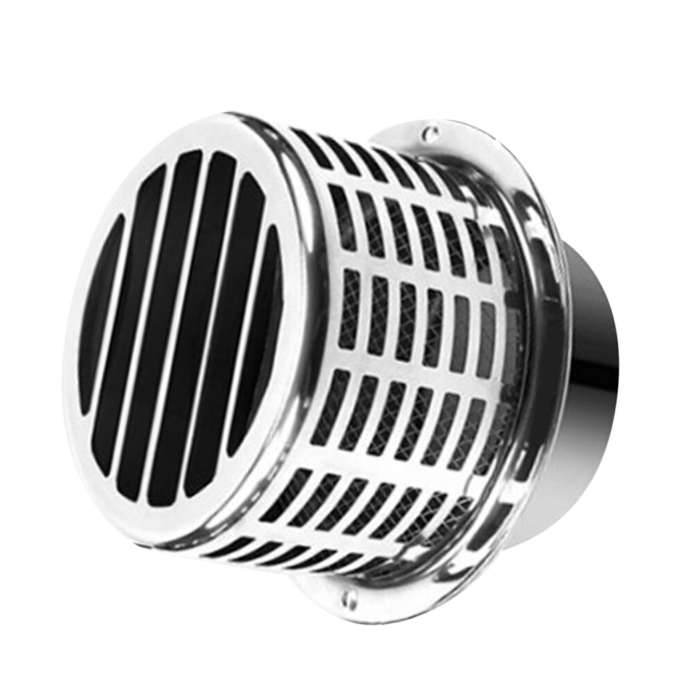 304 Stainless Steel Exhaust Hood Weatherproof Round Ventilation Grill Range Hood Exhaust Pipe Cover 150Mm 304 Column Hood 4931314746017