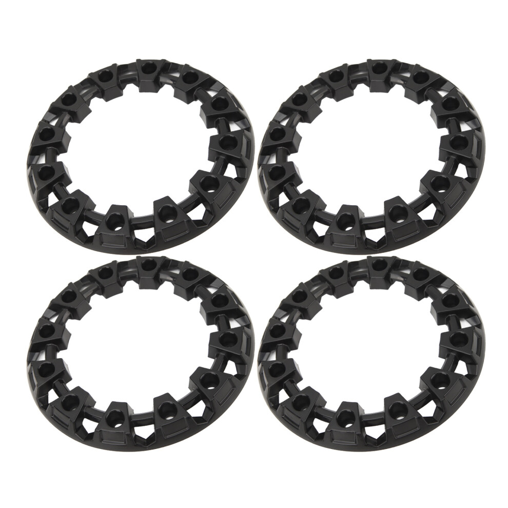 4Pcs Wheel Hub Trim Cover Hubcaps Tire Protection Rim Cap Universal For Atv Go Kart 6In (Od: Approx. 170Mm/6.7In, Id: Approx. 110Mm/4.3In) 7901314747175