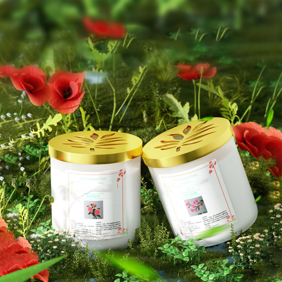 Car Air Freshener Balm Long Lasting Scent Odor Removal Relieve Stress Aromatherapy Balm For Home Office Jasmine 9658D 3721314747937
