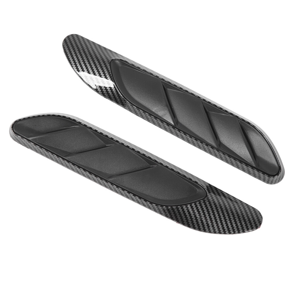 1 Pair Mudguard Side Air Outlet Vent Trim Left Right Aerodynamics Replacement For Benz CâClass W206 AmgâLine C63 2022+ Carbon Fiber Style 5091314748684