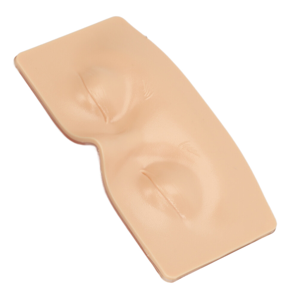 White Makeup Practice Face 3D Silicone Face Eyes Makeup Mannequin Practice Board For Eye And Eyebrow Skin