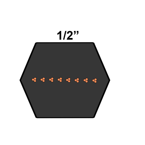 D&D Powerdrive AA68 Pirelli Replacement Belt 1 Antal b?ndgummi 1