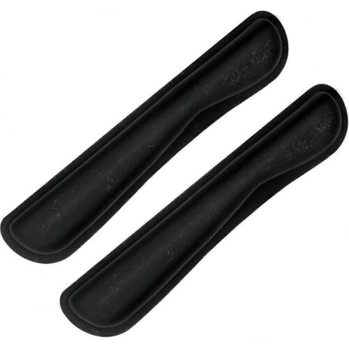 2 Pack, Black Wrist Rest, Wrist Pad for Keyboard, Memory Foam Computer Keyboard Pad 2