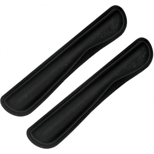 2 Pack, Black Wrist Rest, Wrist Pad for Keyboard, Memory Foam Computer Keyboard Pad