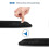 2 Pack, Black Wrist Rest, Wrist Pad for Keyboard, Memory Foam Computer Keyboard Pad 5