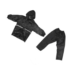 Rain Coat Pants Waterproof Full Body Raincoat Set Single Layer Oxford Fabric for Outdoor Duty Travel Black XL