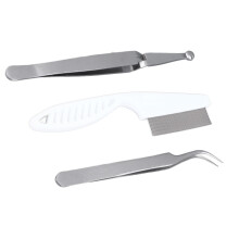 Pet Flea Remover Kit: Stainless Steel & Plastic