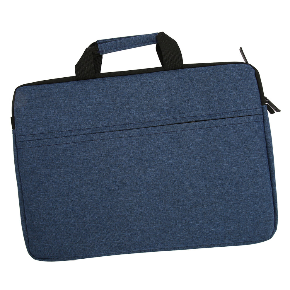 15.6Inch Laptop Sleeve Waterproof Polyester Laptop Case Portable Notebook Protective Case For Travel Business Trip Dark Blue 3571314756824