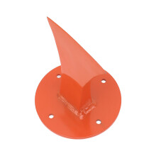 Firewood Splitter Manual Kindling Splitter Antislip Safe Log Splitter Wood Splitter for Indoor Outdoor Forged Steel Orange