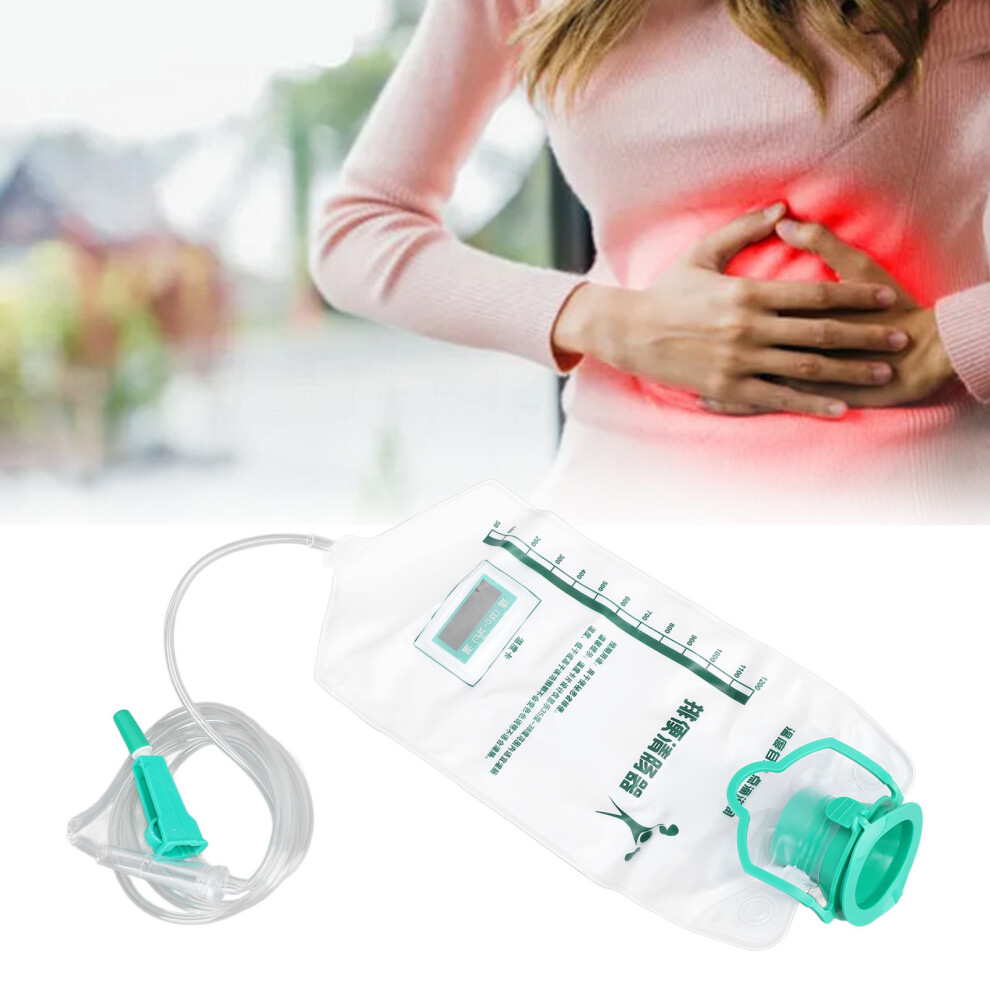 Enema Bag Kit Household Silicone Colon Detox Cleanse Kit for Stress Relief Intestinal Hydrotherapy