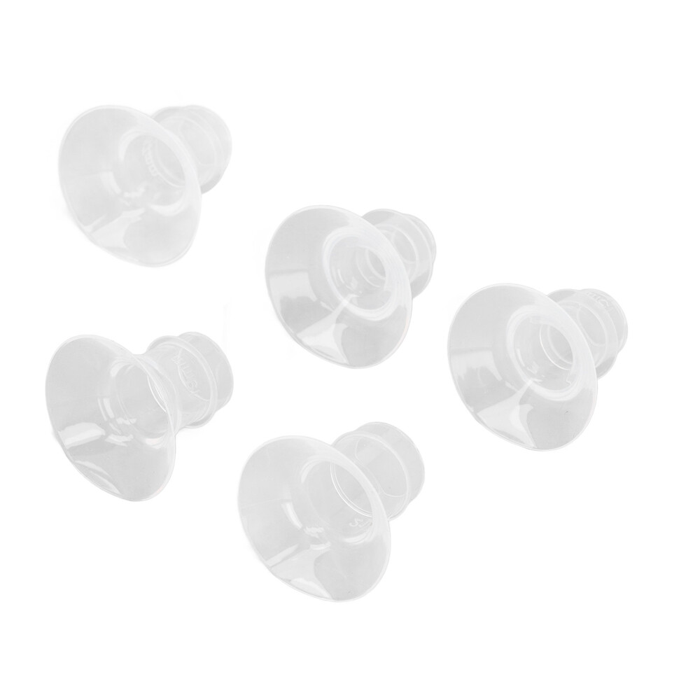 Flange Insert for 13/15/17/19/21mm Connector Wearable Easy Cleaning Breastfeeding Pump Nipple Inserts