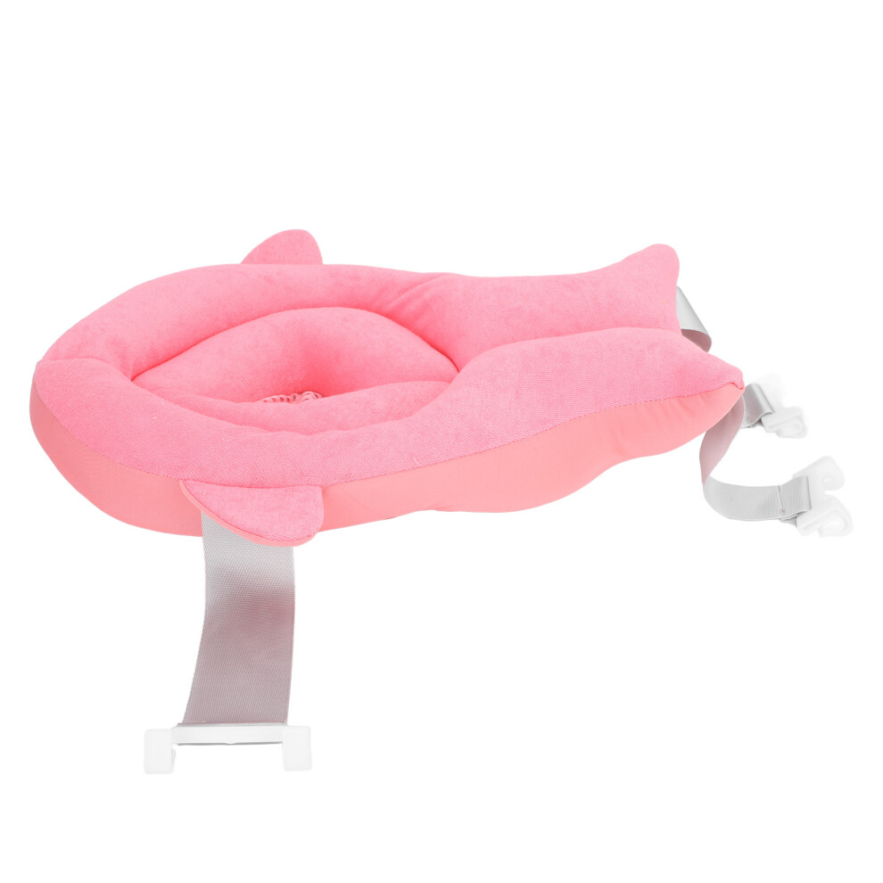 Pink Baby Bathtub Cushion Soft Safe Breathable Floating Infant Bath Support Mat For Newborn