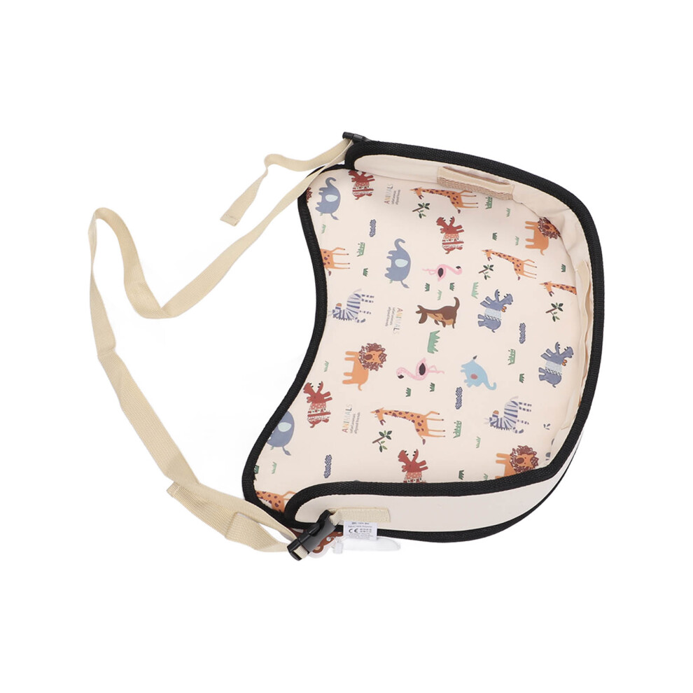 Toddler Car Seat Tray Cartoon Portable Multi Functional Folding Car Seat Storage Tray for Home Journey Animal