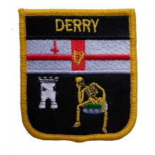 (Derry) Northern Ireland Regional Shield Embroidered Patch