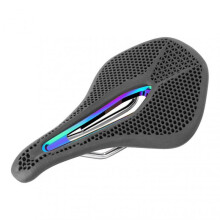 Bicycle Saddle Hollow Breathable Ergonomic Shape Non-Slip Shock Absorption Wear-resistant MTB Road Bicycle Seat 3D Honeycomb Saddle Bike Supplies