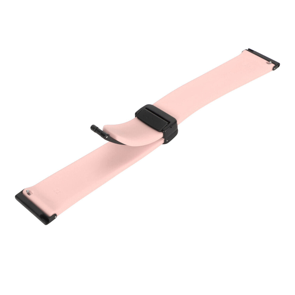 Silicone Band Quick Release Sports Watch Bands With 24Mm Magnetic Folding Buckle Fit For Suunto 7 9 D5i Pink 3761314770689