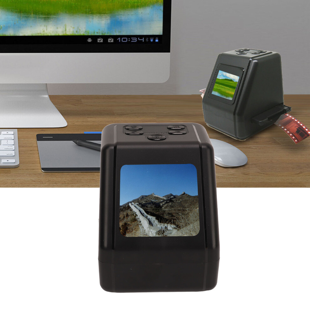 Film Scanner 2In Screen Slide Scanner Convert 135 126 110 8Mm Slides To 22Mp Jpg Digital Photo Negative Scanner 4261314771949