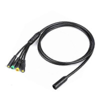 (1T4 EB-BUS Cable) 1t4 Eb-bus Main Cable 1t4 Extension Cable For Bafang Mid Drive / Hub Motor Connect Brake Display Throttle Waterproof Connector