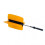 (Yellow) Golf Speed Practice Training Wind Resistance Trainer Power Pinwheel Swing Fan 1