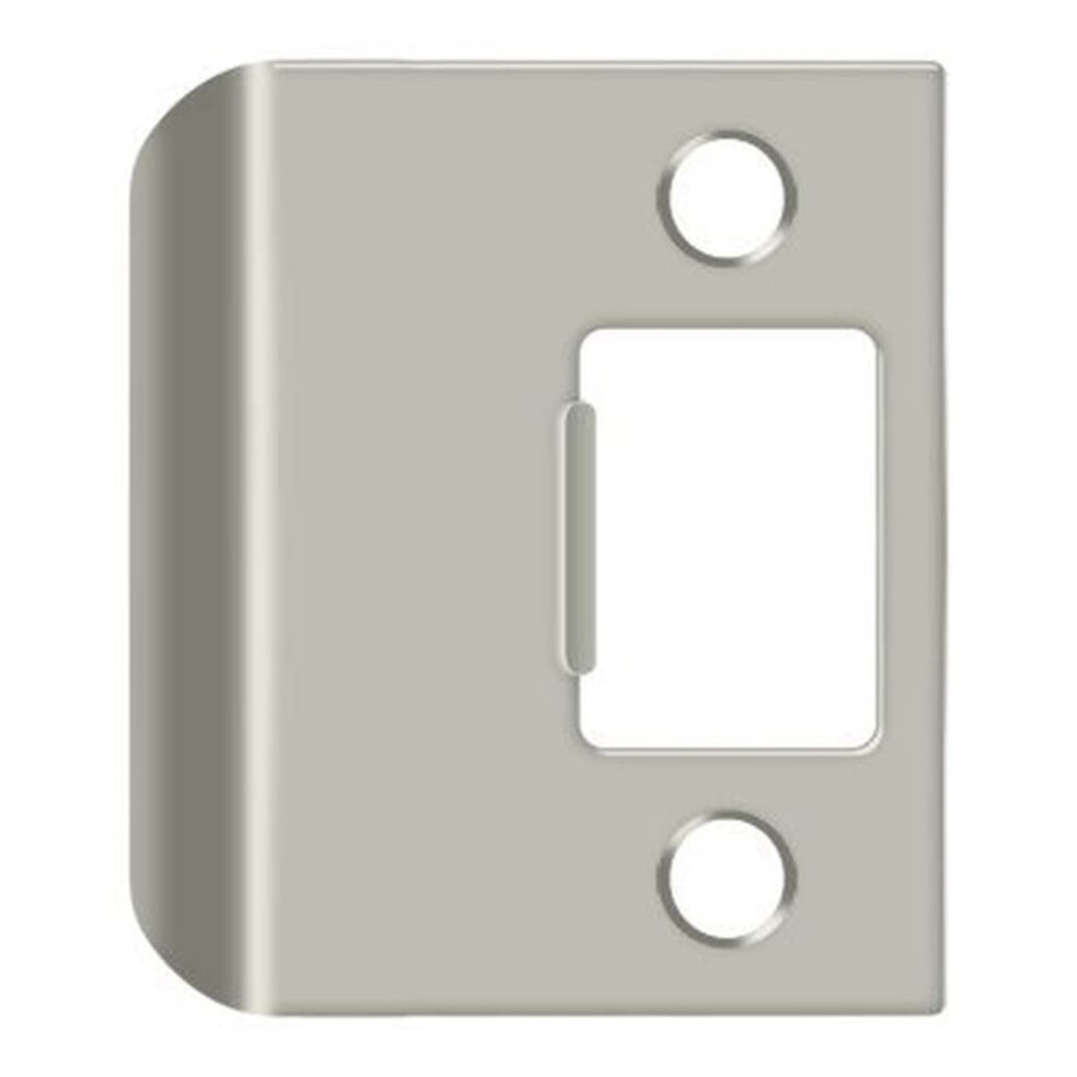 Deltana Extended Lip Strike Plate,2"Overall Sa, Satin Nickel 760923372829