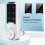 Touch Digital Password Keypad Cabinet Lock 30mm Silver Electronic Anti Theft Drawer Deadbolt Lock Security Code Locker 6