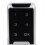 Touch Digital Password Keypad Cabinet Lock 30mm Silver Electronic Anti Theft Drawer Deadbolt Lock Security Code Locker 7