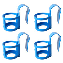 Pool Cup Holder Prevent Spill Poolside Drink Holder Above Ground Pool Accessories for Round Pool Bar Top Rails 4Pcs, Round