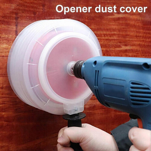 Drill Dust Collector Detachable Embedded Bearing Transparent with Handle Universal Threaded Occlusio 1