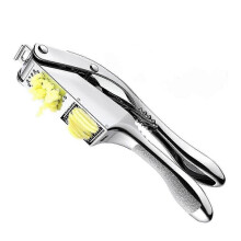 Garlic Press 2-in-1 Garlic Slicer with Non-Slip Handle Multifunctional Ginger Press for Home Kitchen