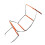 Agility Ladder Spring Steel Exercise Sensitivity Improve Coordination Speed Training Exercise Ladders for Kids 6 Rungs 9