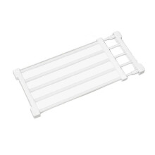 (L) Expandable Closet Organizer Shelves High-Strength Simple Installation Adjustable Metal Storage