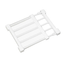 (S) Expandable Closet Organizer Shelves High-Strength Simple Installation Adjustable Metal Storage
