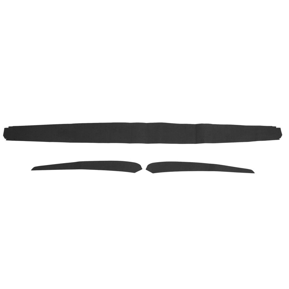 Interior Door Panel Molding Trim Soft Suede Dash Wrap Replacement For Tesla Model 3 Y 2019 To 2023 Black 4031314781411