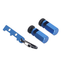 Stair Gauges for Framing Square Tall Stops Attachment Jigs Non Slip with Holder Aluminum Alloy Blue