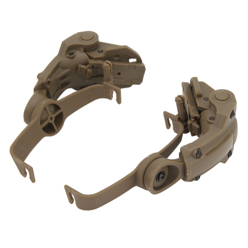 Arc Rail Adapter Accessories Multi Angle Rotation Helmet Rail Adapter Headphone Mount Tan 4621314784361
