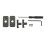 ARC Rail Adapter Accessories Multi Angle Rotation Helmet Rail Adapter Headphone Mount Green 8