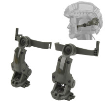 ARC Rail Adapter Accessories Multi Angle Rotation Helmet Rail Adapter Headphone Mount Green