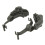ARC Rail Adapter Accessories Multi Angle Rotation Helmet Rail Adapter Headphone Mount Green 7