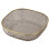 (DarkBrown) Fruit Plate Translucent Diamond-texture Light Luxury Large Capacity Fruit Plate Versatile Elegant 1